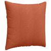 vidaXL Cuscini da Divano 2 pcs Rosso Arancio 60 x 60 cm
