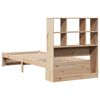 vidaXL Letto Libreria senza Materasso 90x200 cm Legno Massello Pino