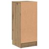 vidaXL Credenze 2 pz Rovere Artigianale 30x30x70 cm Legno Multistrato