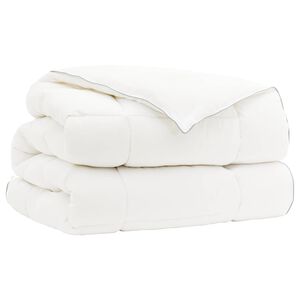 vidaXL Piumone 220x240 cm Inverno 450 GSM Lana Australiana Bianco