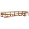vidaXL Set di divani da esterno 7 pcs Naturale
