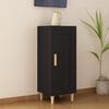 vidaXL Credenza Nero 34,5x34x90 cm in Legno Multistrato