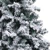 vidaXL Albero di Natale Artificiale con Neve Verde 300 cm PVC