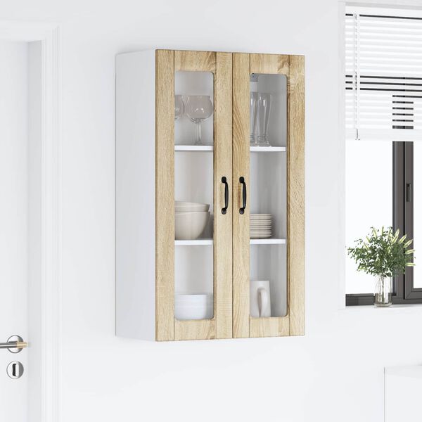 vidaXL Mobile da cucina con lo scaffale Rovere Sonoma 60 x 31 x 100 cm