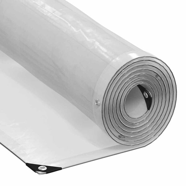 vidaXL Telone Trasparente con Occhielli 1x5 m in Polietilene