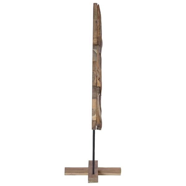 vidaXL Albero di Natale Marrone 120 cm Legno massello di teak