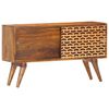 vidaXL Credenza Marrone ambra 88x24x50 cm in Legno Massello di Mango