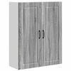 vidaXL Armadietto a muro PORTO Grigio Sonoma 80 x 31 x 100 cm