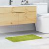 vidaXL Tappetino da bagno antiscivolo Verde 50 x 80 cm PP