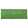 vidaXL Paravento da Balcone con Foglie Verdi 400x150 cm