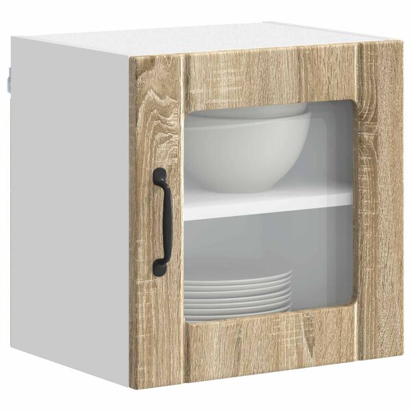 vidaXL Mobile da cucina 2 pcs Rovere Sonoma 40 x 31 x 40 cm
