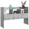 vidaXL Credenza Grigio Cemento 105x30x70 cm in Legno Multistrato