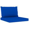 vidaXL Set Divani da Giardino 3 pz con Cuscini Blu