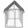 vidaXL Gabbia per Cani da Esterno con Tetto 400x100x150 cm