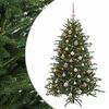 vidaXL Albero di Natale artificiale con palline 120 cm 150 LED