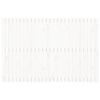 vidaXL Testiera da Parete Bianca 166x3x110 cm Legno Massello di Pino