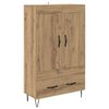 vidaXL Credenza Rovere artigianale 69,5 x 31 x 115 cm