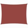 vidaXL Parasole a Vela Oxford Rettangolare 3,5x4,5 m Terracotta