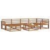 vidaXL Set di divani da esterno 7 pcs Naturale