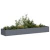 vidaXL Fioriera Antracite 360x80x40 cm in Acciaio