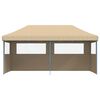 vidaXL Tenda Party Beige 292 x 580 x 315 cm Tessuto Oxford