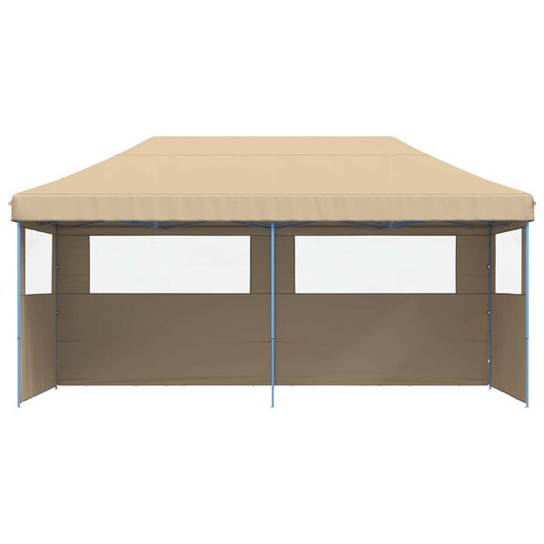 vidaXL Tenda Party Beige 292 x 580 x 315 cm Tessuto Oxford