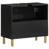 vidaXL Mobile Lavabo da Bagno Nero 62x33x58 cm in Legno Multistrato