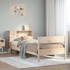 vidaXL Letto Libreria senza Materasso 90x190 cm Legno Massello Pino