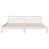 vidaXL Letto senza Materasso Bianco 180x200 cm Legno Massello di Pino