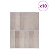 vidaXL Piastrella Rettangolare 10 pcs Caff&egrave; beige 29 x 23 x 0,08 cm