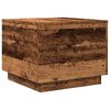 vidaXL Tavolino da Salotto con Luci LED Legno Antico 50x50x40 cm