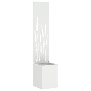 vidaXL Schermo per privacy in giardino Traforo Bianco 32 x 150 cm