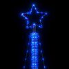 vidaXL Albero di Natale a LED 525 LED Blu 302 cm