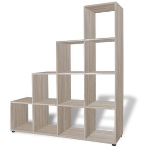 vidaXL Libreria Scalare / Scaffale Espositore 142 cm Rovere