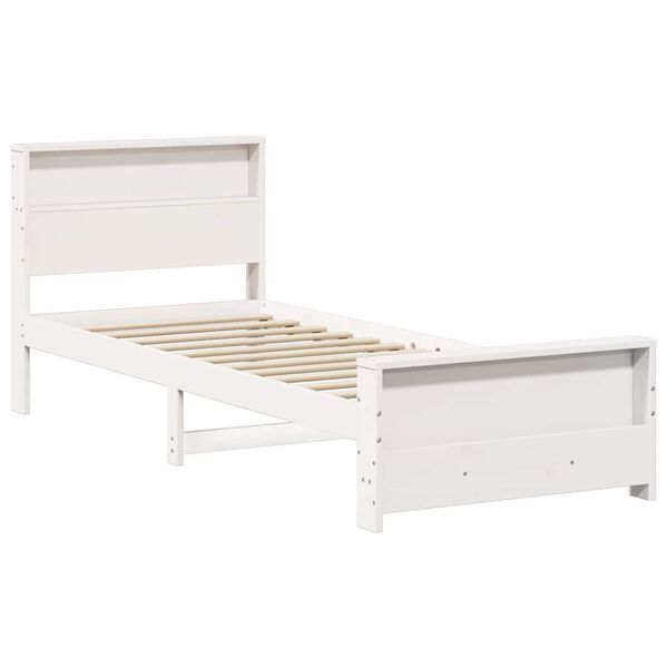 vidaXL Struttura del letto Bianco 80 x 200 cm Legno multistrato