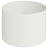 vidaXL Vaso da giardino Bianco 90 x 90 x 20 cm