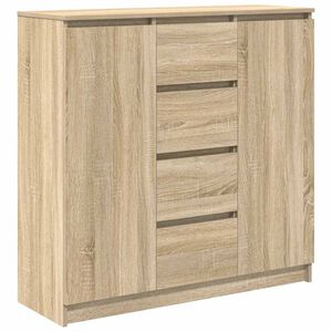 vidaXL Credenza con Cassetti Rovere Sonoma 100,5x35x98,5 cm Truciolato
