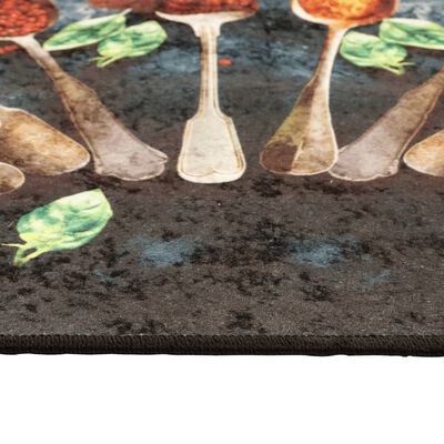 vidaXL Tappeto da Cucina Multicolore 60x180 cm Lavabile Antiscivolo