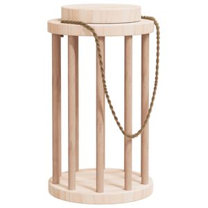 vidaXL Mangiatoia per Conigli &Oslash;15x25,5 cm in Legno Massello di Abete