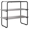 vidaXL Tavolo consolle Sonoma grigio 80 x 41 x 75 cm