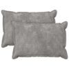 vidaXL Federa 2 pcs HOUTEN Grigio Chiaro 30 x 50 cm