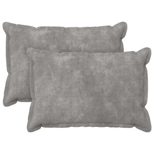 vidaXL Federa 2 pcs HOUTEN Grigio Chiaro 30 x 50 cm