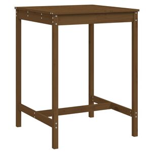 vidaXL Tavolo da Giardino Ambra 82,5x82,5x110cm Legno Massello di Pino