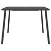 vidaXL Set da Pranzo da Giardino 7 pz in Acciaio Antracite