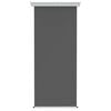 vidaXL Tenda laterale per balcone 100% poliestere ferro acciaio
