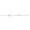 vidaXL Kit Binari Porta Scorrevole 200 cm Acciaio Inossidabile Argento
