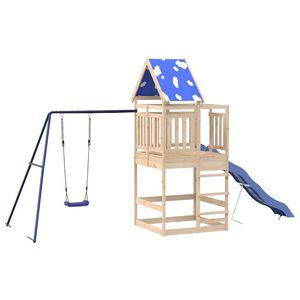 vidaXL Set da Gioco da Esterno in Legno Massello di Pino