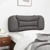 vidaXL Cuscino Testiera Hvar Grigio 100 cm in Similpelle