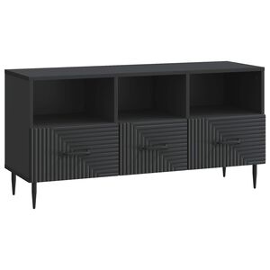 vidaXL Mobile TV Nero 102 x 34,5 x 50 cm Legno ingegnerizzato