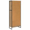 vidaXL Armadio per Libri Rovere Artigianale 80 x 30 x 155 cm